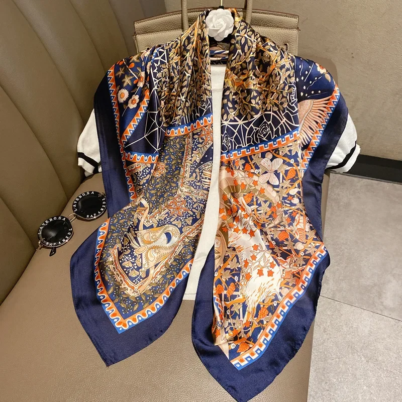 Hafif lüks 90'lık ipek eşarp,  - Silk Tie Striped incelemesi ve fiyatı