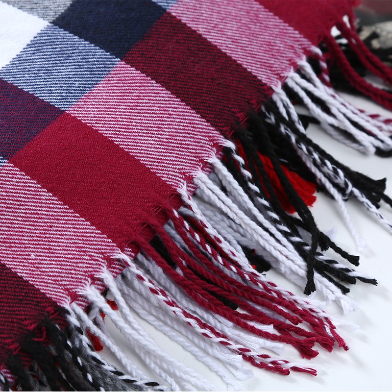 Kış erkekler eşarp ekose şerit - Muffler Men Wool incelemesi ve fiyatı