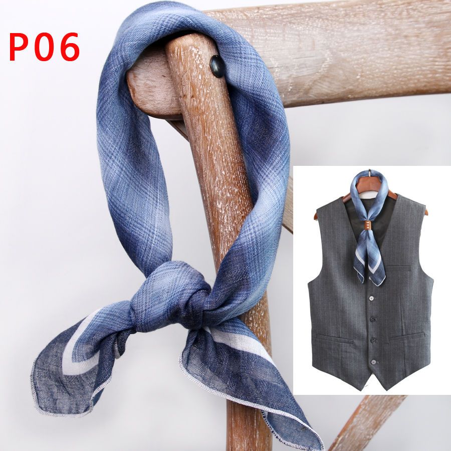 Düğmeleri ile erkek kare eşarp - Ascot Neck Scarf incelemesi ve fiyatı