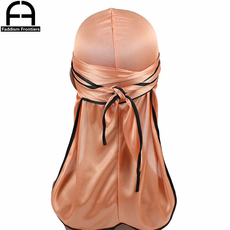 Yeni moda erkek saten Durags B - Bandana Doo Rag incelemesi ve fiyatı
