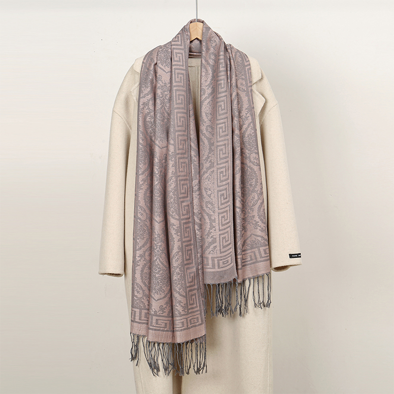 2024 Lüks Kalın Kaşmir Eşarp K - Woven Scarf Blanket incelemesi ve fiyatı