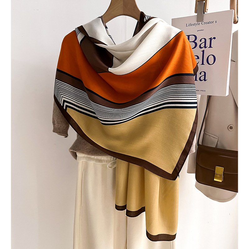 Lüks Marka Eşarp Yün Pamuk Şal - Pashmina Wrap Large incelemesi ve fiyatı