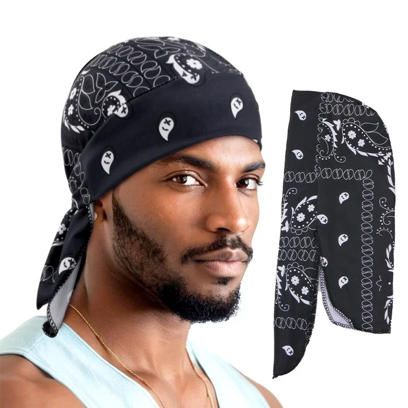 Yeni Erkek Kadın Baskılı Durag - Bandana Doo Rag incelemesi ve fiyatı