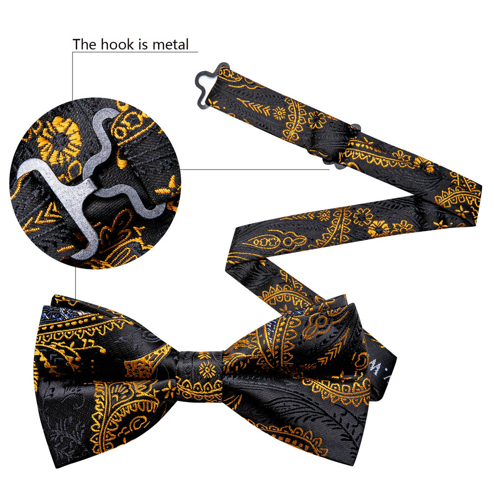 Barry.Wang ipek Mens papyon si - Bow Tie Pre Tied incelemesi ve fiyatı