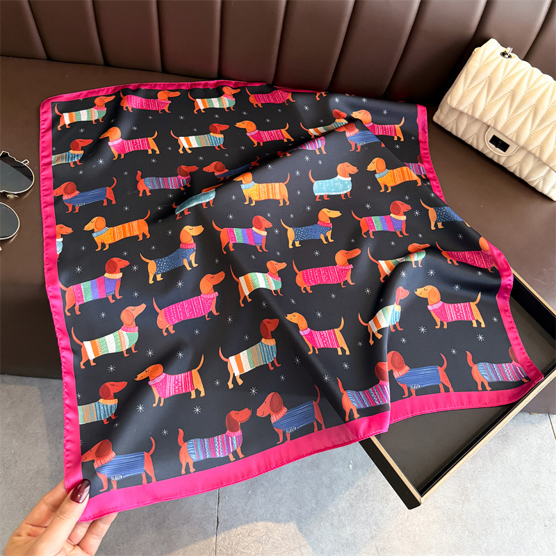 Moda Wiener Köpek Baskı Bandan - Silk Neck Scarf incelemesi ve fiyatı