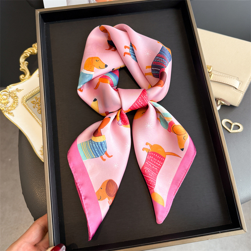 Moda Wiener Köpek Baskı Bandan - Silk Neck Scarf incelemesi ve fiyatı