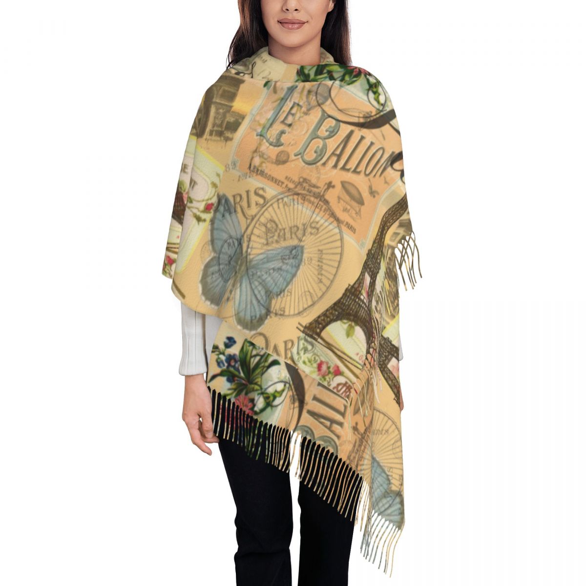 Şal Wrap Kadınlar Kış Büyük Uz - Pashmina Wrap Large incelemesi ve fiyatı