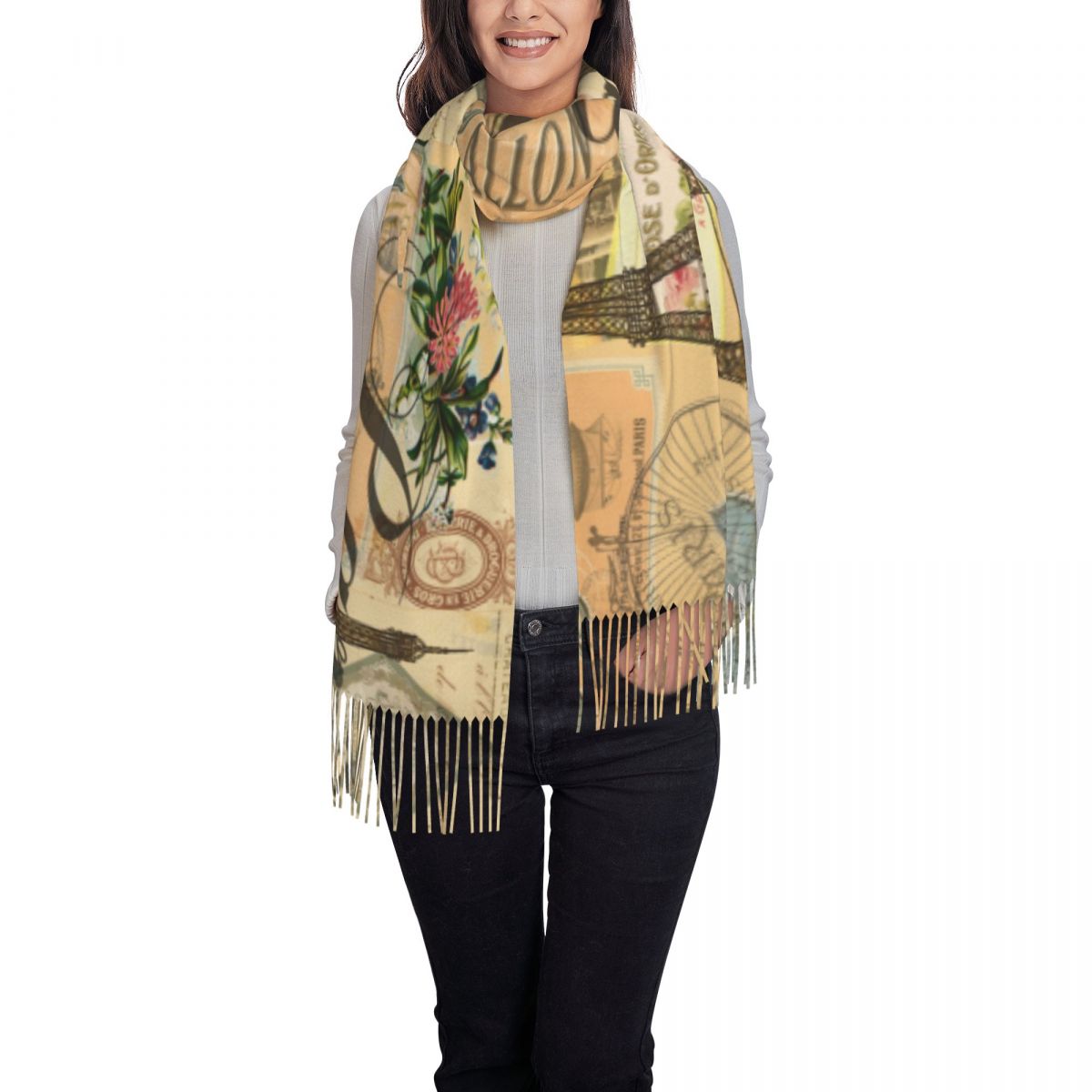 Şal Wrap Kadınlar Kış Büyük Uz - Pashmina Wrap Large incelemesi ve fiyatı