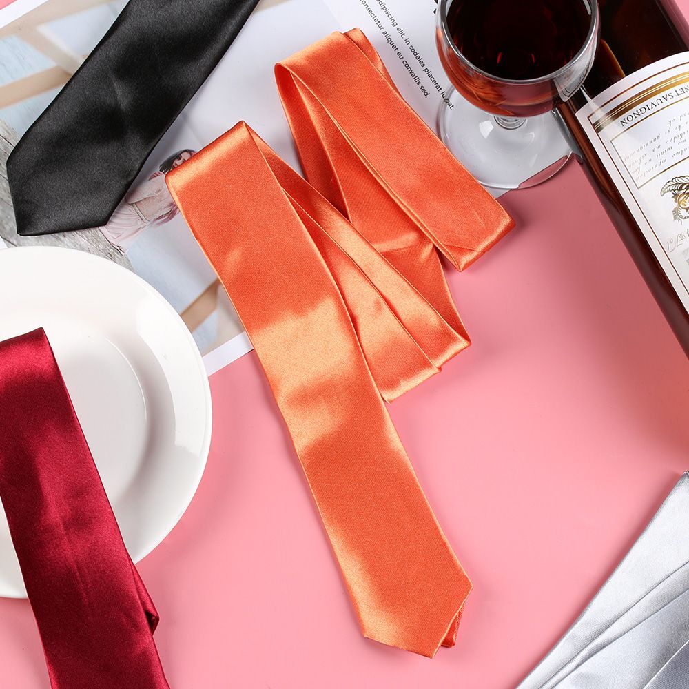 İnce Dar Düz Kravat düğün İpek - Skinny Tie Men incelemesi ve fiyatı
