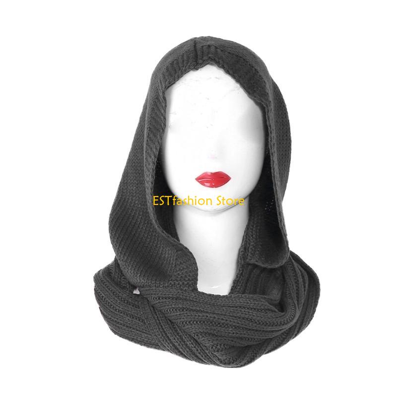 Y5GC Kadınlar Kış Örgü Hood Eş - Infinity Scarf Knit incelemesi ve fiyatı