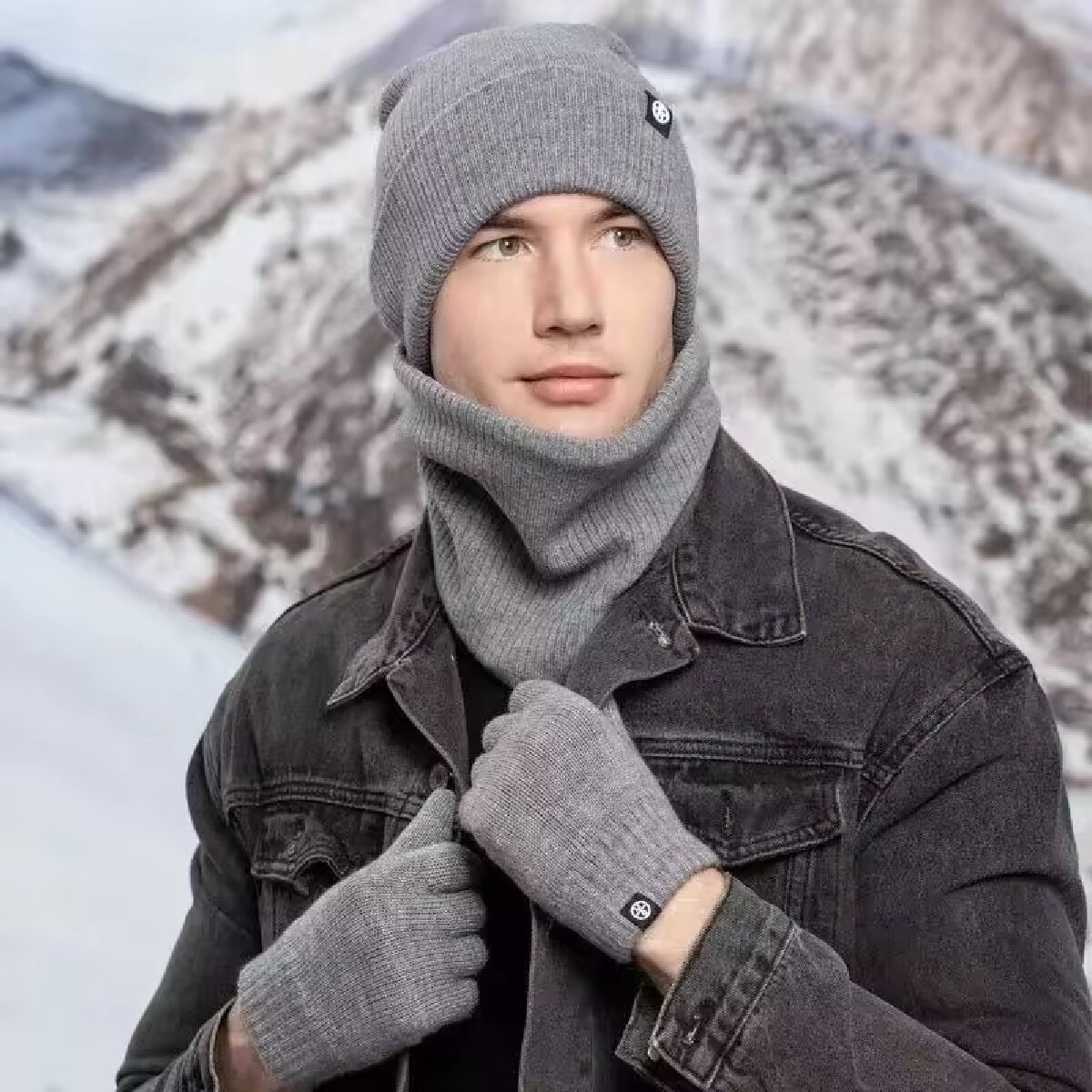 3 adet kış bere şapka eldiven  - Muffler Men Wool incelemesi ve fiyatı