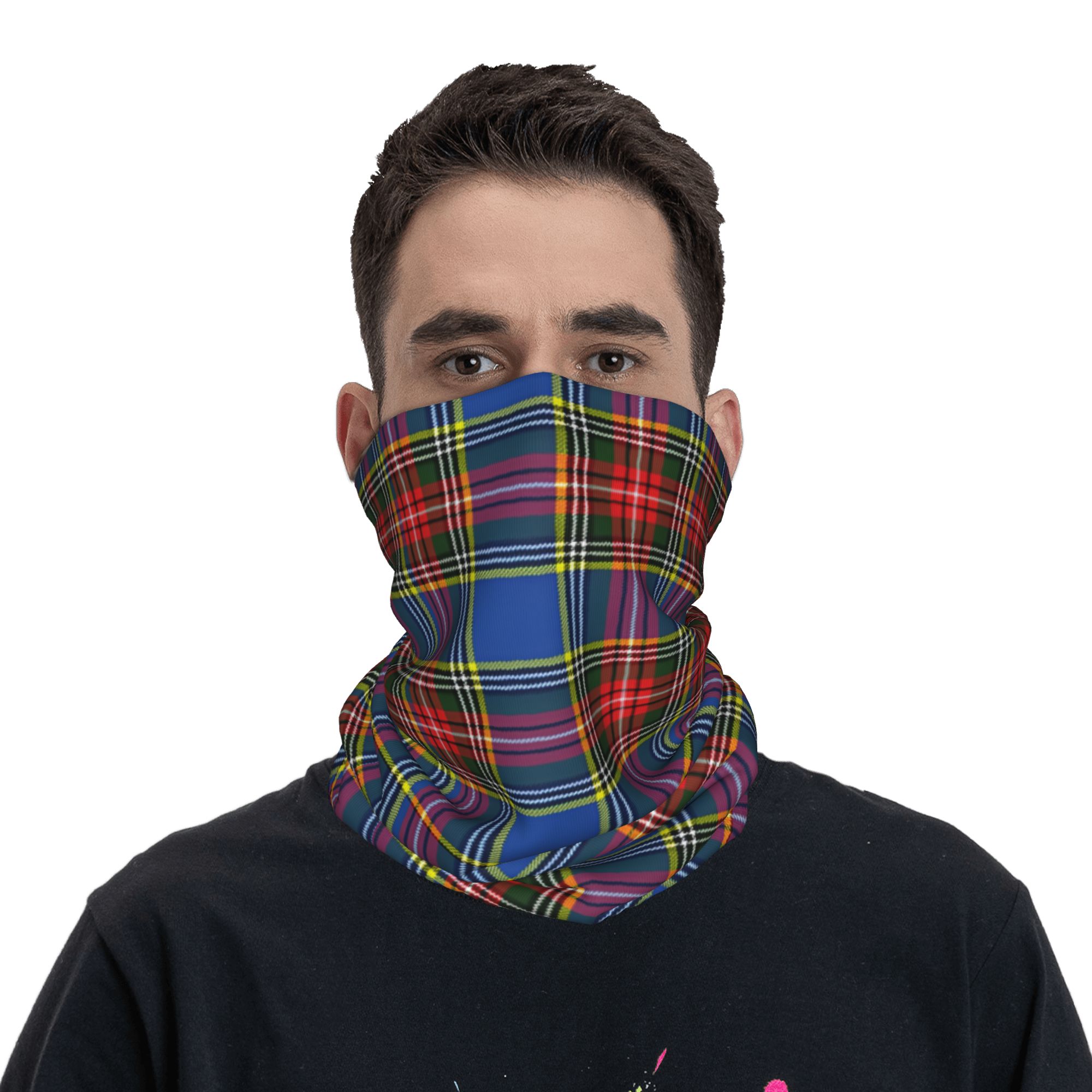 Özel Kraliyet Tartan Desenli K - Neck Warmer Tube incelemesi ve fiyatı