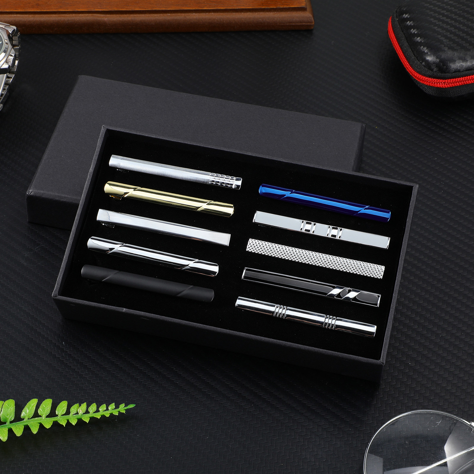 10 Adet Kravat Klipsi Seti Kla - Tie Bar Set Gift incelemesi ve fiyatı