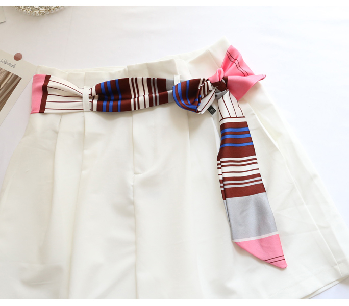 ÜST Küçük Uzun Ipek Atkısı Kad - Silk Tie Striped incelemesi ve fiyatı
