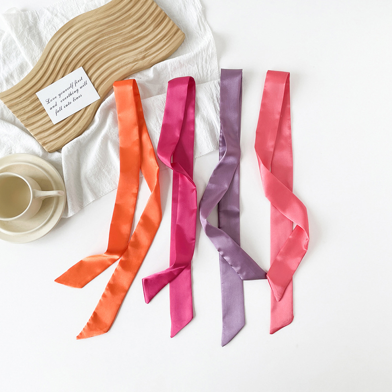 4x100 cm Saten Ipek Dar Eşarp  - Ascot Neck Scarf incelemesi ve fiyatı