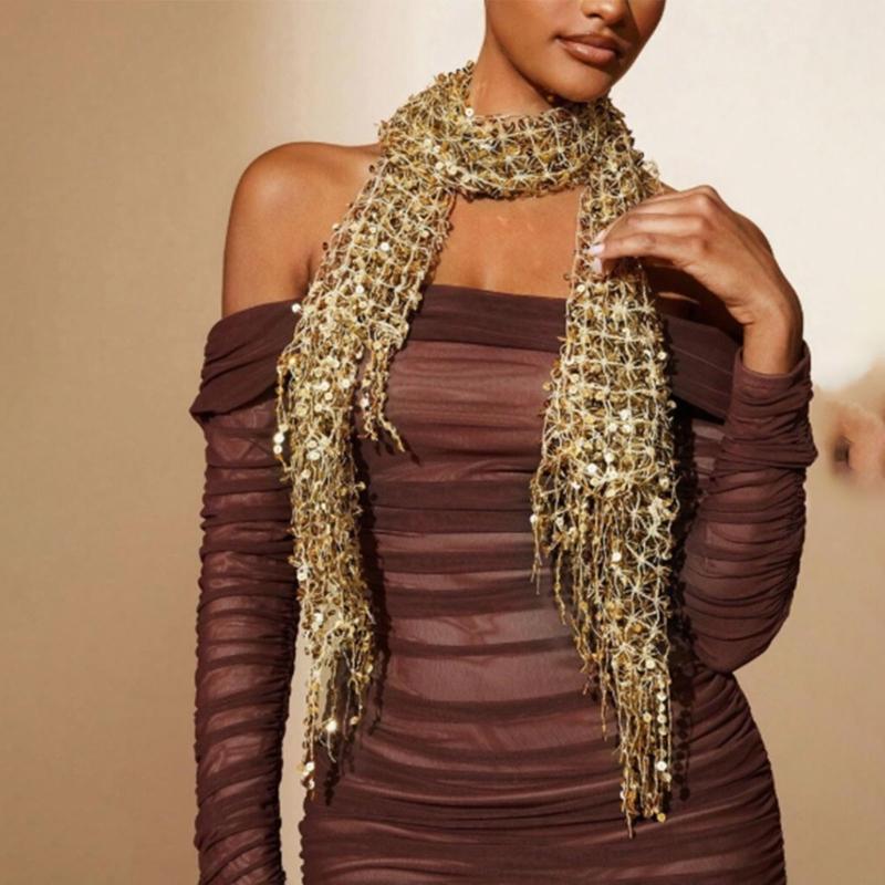 Y3NE Süslenmiş Payetler Düğün  - Stole Wedding Shawl incelemesi ve fiyatı
