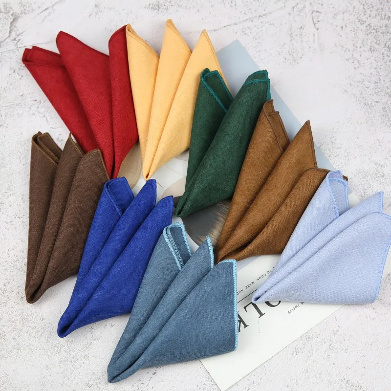24 cm erkek iş cep karesi düz  - Pocket Square Set incelemesi ve fiyatı