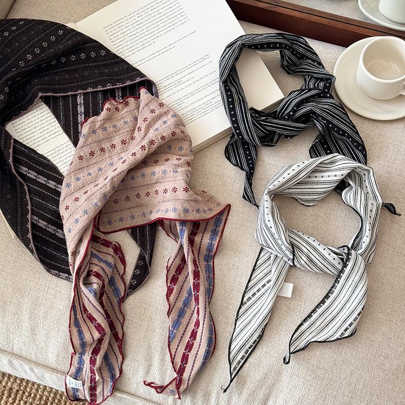 Pamuklu Keten Üçgen Eşarp Kaju - Bandana Cotton incelemesi ve fiyatı
