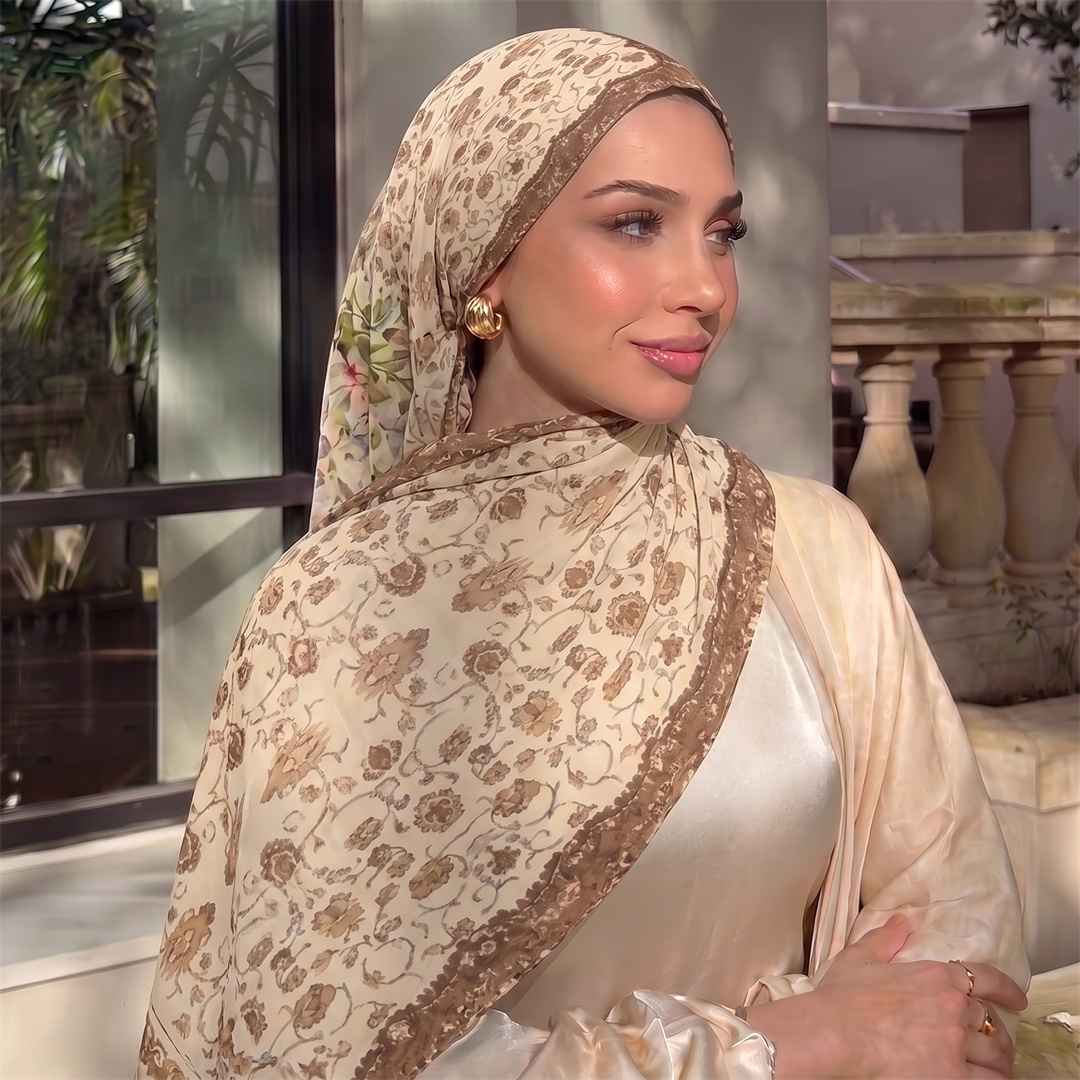 Vintage Çiçek Baskılı Hicab Yu - Head Wrap Turban incelemesi ve fiyatı
