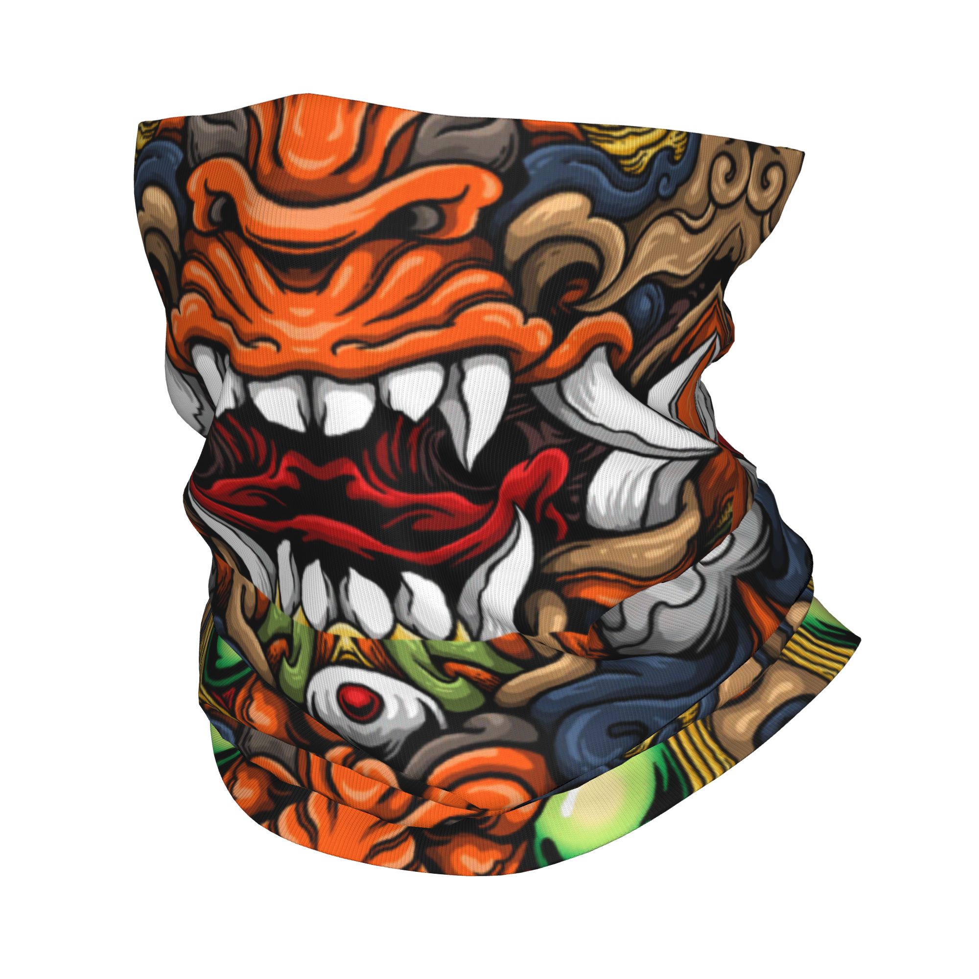 Custom Samurai Demon Oni Winte - Neck Warmer Tube incelemesi ve fiyatı