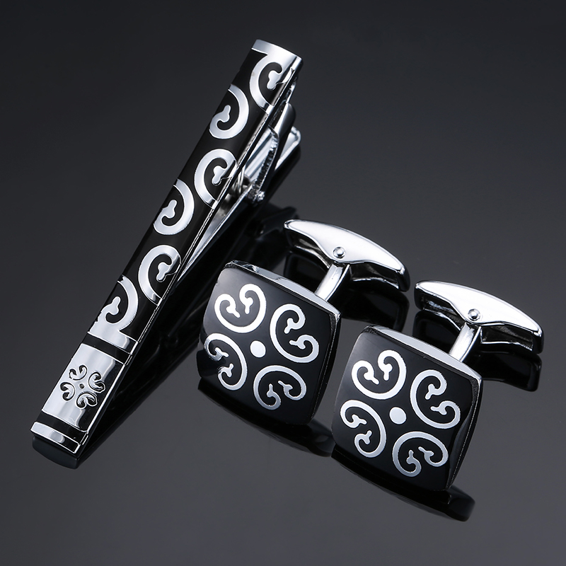 Yüksek kalite kol düğmeleri kr - Tie Bar Set Gift incelemesi ve fiyatı