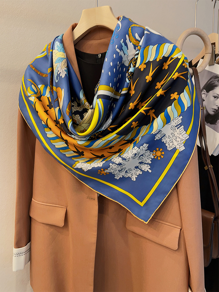 135CM 135CM dut ipek büyük atk - Scarf Silk Square incelemesi ve fiyatı