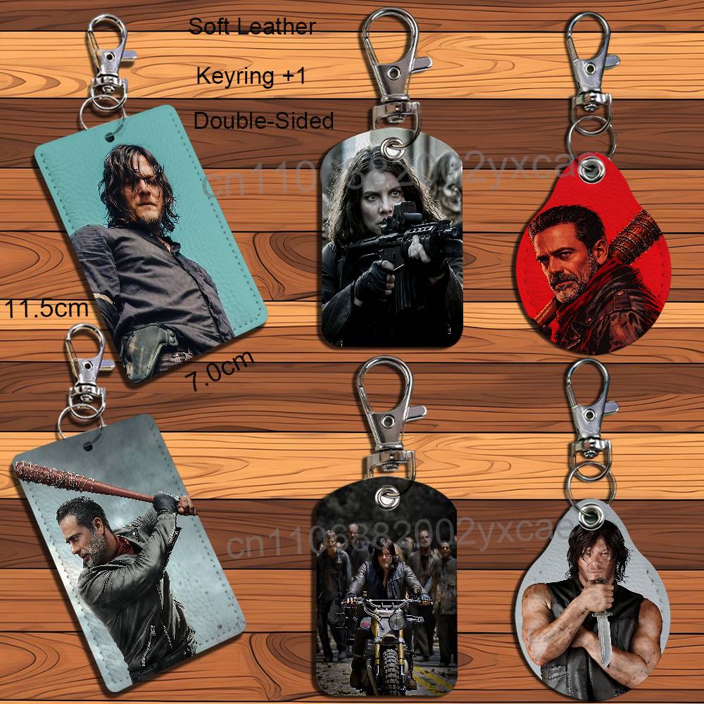 Negan Maggie Walking Dead Deri - Lanyard Badge Holder incelemesi ve fiyatı